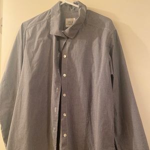 Jill McGowan patterned button up shirt (M)